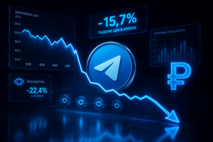 Аналитика Telegram: Реклама подешевела на 16% вслед за снижением охватов