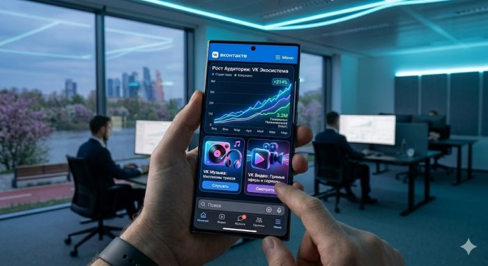 Экосистема VK укрепляет позиции: в I квартале 2026 года ВКонтакте охватил 90% интернет-аудитории РФ